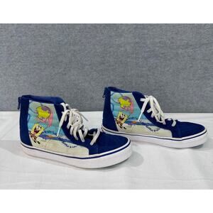 VANS Kids SZ 5 Old Skool SK8 Hi-Top Spongebob Squarepants